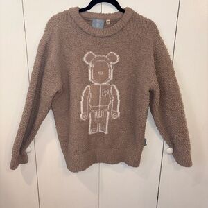 BearBrick fuzzy sweatshirt